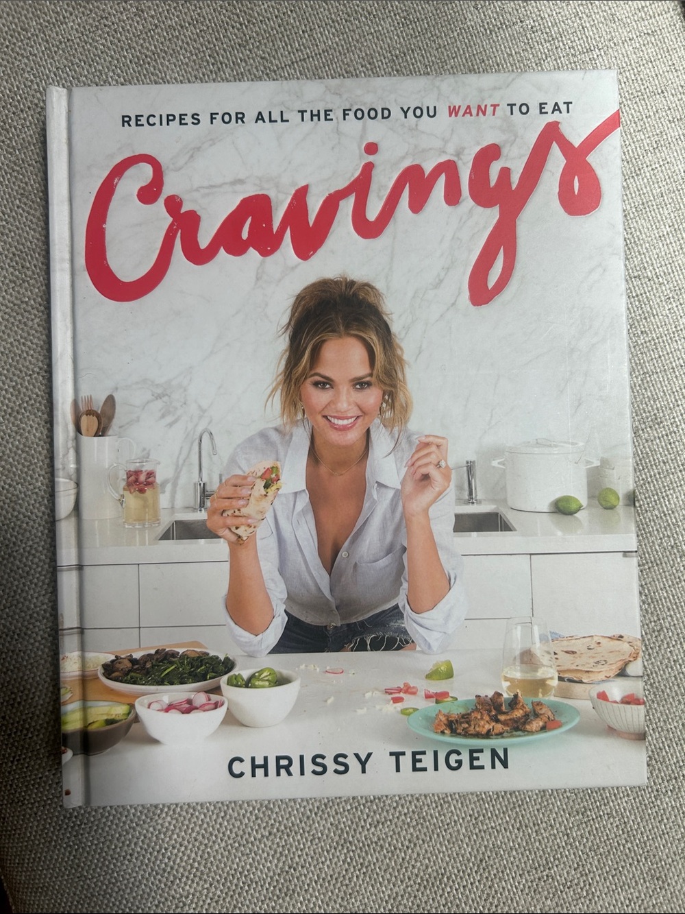 Cravings Cookbook - White & Red Cover